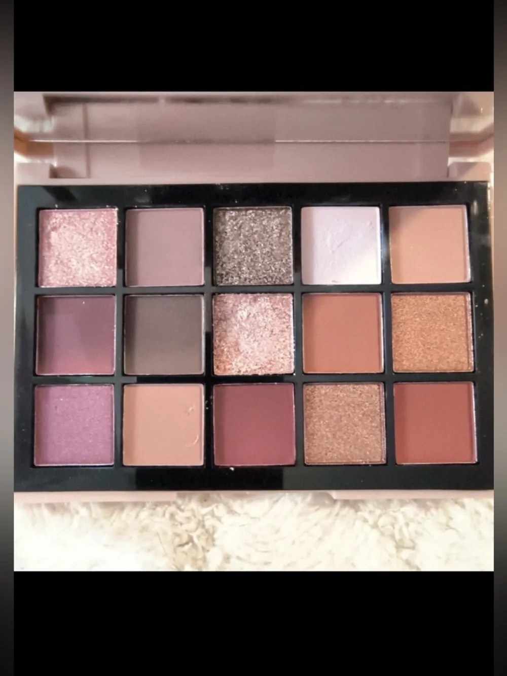 Tingphe 15 color eyeshadow palette with mirror Neutral makeup